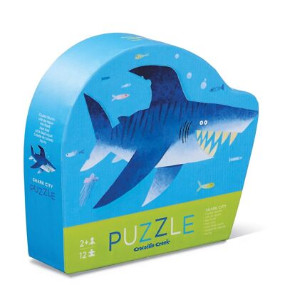 Mini Puzzle - 12 pieces - Shark - 2a+