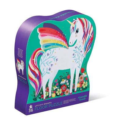 Maxi puzzle - 36 pieces - The unicorn garden - 3a+
