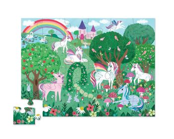 Maxi puzzle - 36 pièces - Le jardin des licornes - 3a+ 2