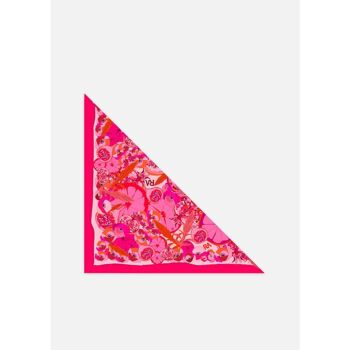 Foulard Triangle géant « Le pamplemousse » 2