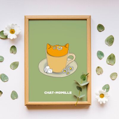 Cat-Momille Poster A5, A4