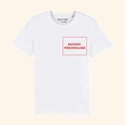 T-shirt brodé personnalisé