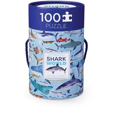 Puzzle 36 animales - 100 piezas - Tiburones - 5a+