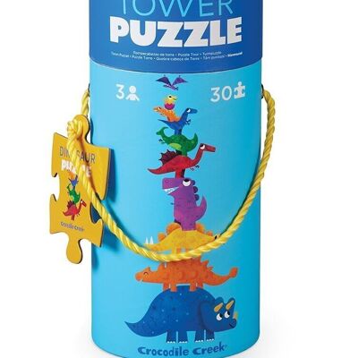 Puzzle Baril - 30 pièces - Dinosaures - 3a+