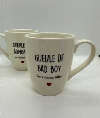 Idée cadeau : Duo de mugs pour Bombasse et bad boy 2