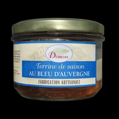 Terrina di stagione con formaggio blu dell'Auvergne