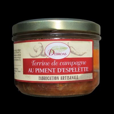 Country terrine with Espelette pepper