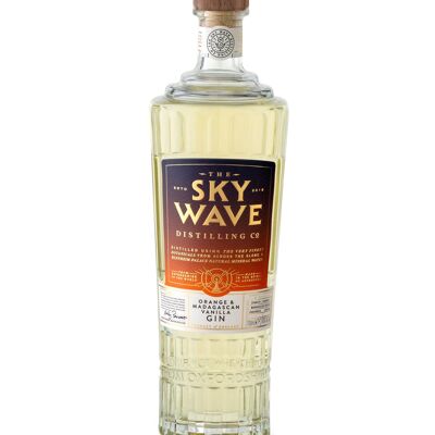 Gin Sky Wave orange et vanille de Madagascar, 700 ml, 40 % ABV