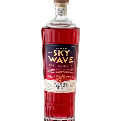 Sky Wave Raspberry & Rhubarb Gin, 700ml, 42%ABV