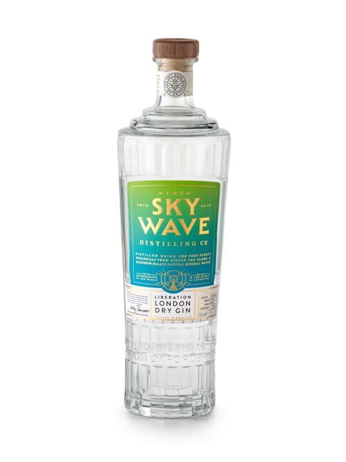 Sky Wave Liberation London Dry Gin, 700ml, 42%ABV