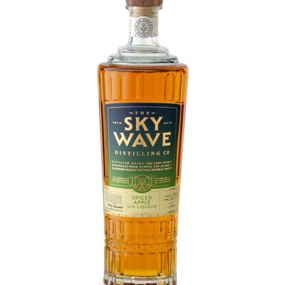 Licor de ginebra de manzana especiado Sky Wave, 700 ml, 20 % ABV