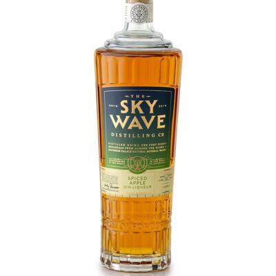 Licor de ginebra de manzana especiado Sky Wave, 700 ml, 20 % ABV