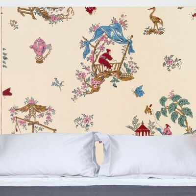 Chinoiserie headboard