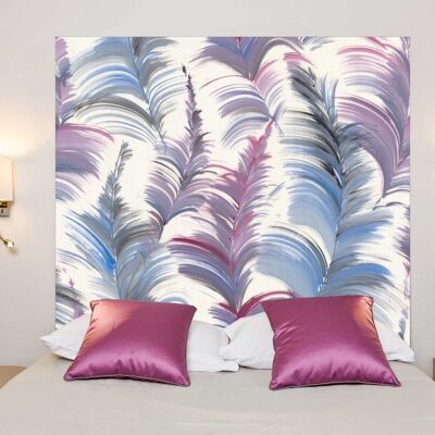 Caribbean Feathers Headboard