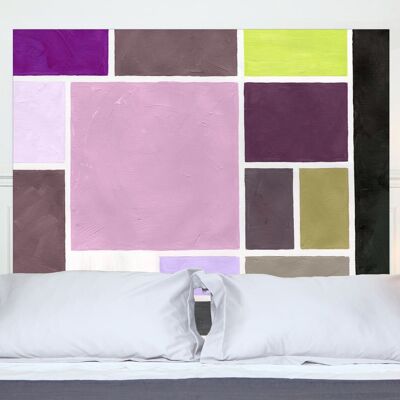 Plum Powdered Headboard