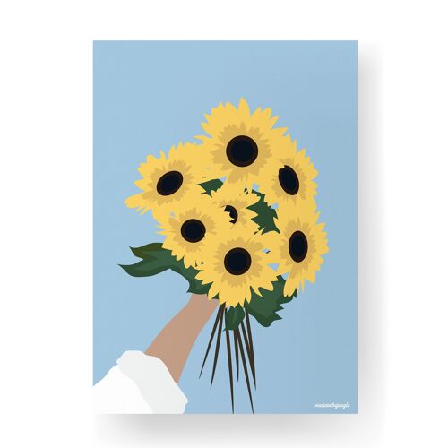Sunflowers - 21 x 29,7cm