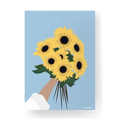 Sunflowers - 21 x 29.7cm