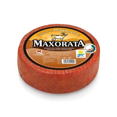 Majorero DOP-Käse (Ziege) Maxorata Halbgehärteter Paprika 3,4-3,6 kg