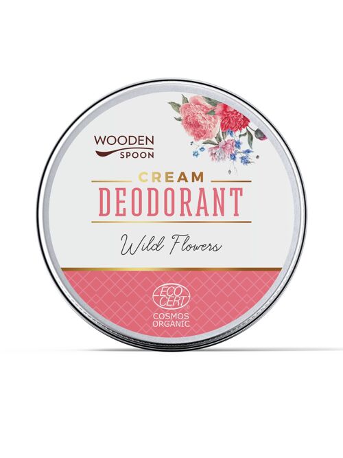 Organic certified Cream Deodorant Wild flowers