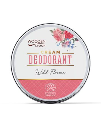 Déodorant Crème certifié Bio Fleurs sauvages