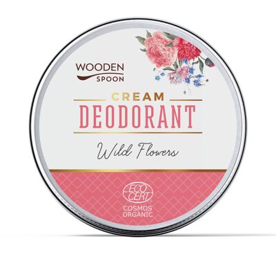 Organic certified Cream Deodorant Wild flowers