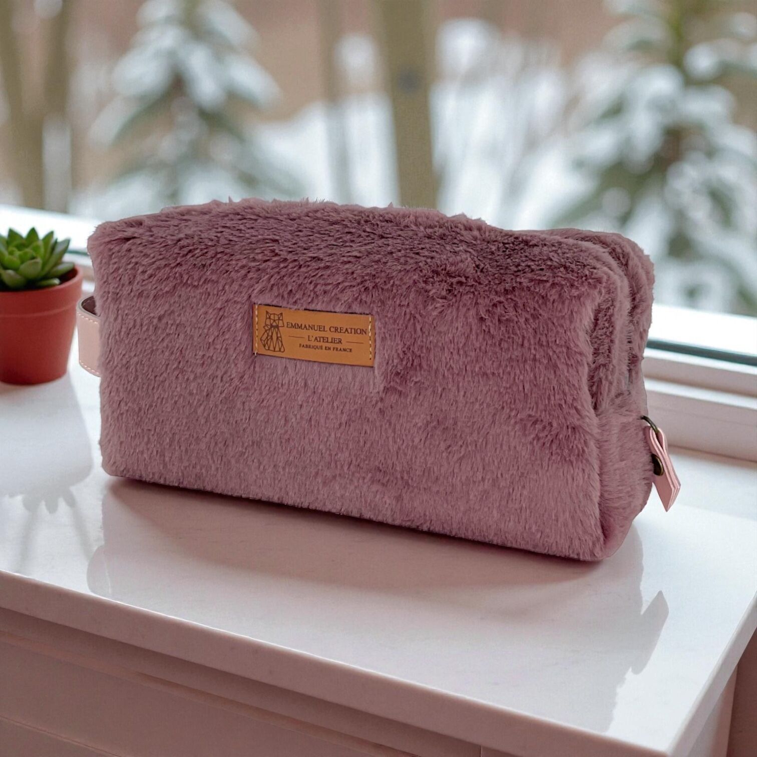 Nomad pencil case S, “Fur” parma
