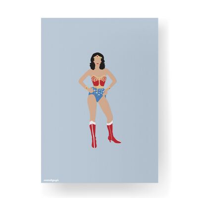 Wonder Woman - 21 x 29.7cm