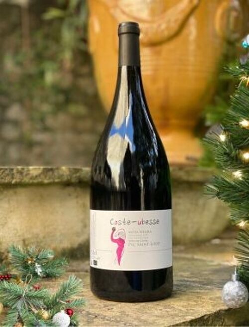 Magnum Moja Negra Tête de Cuvée 2019 – Vin rouge bio - AOP Pic Saint-Loup bio – Syrah Grenache