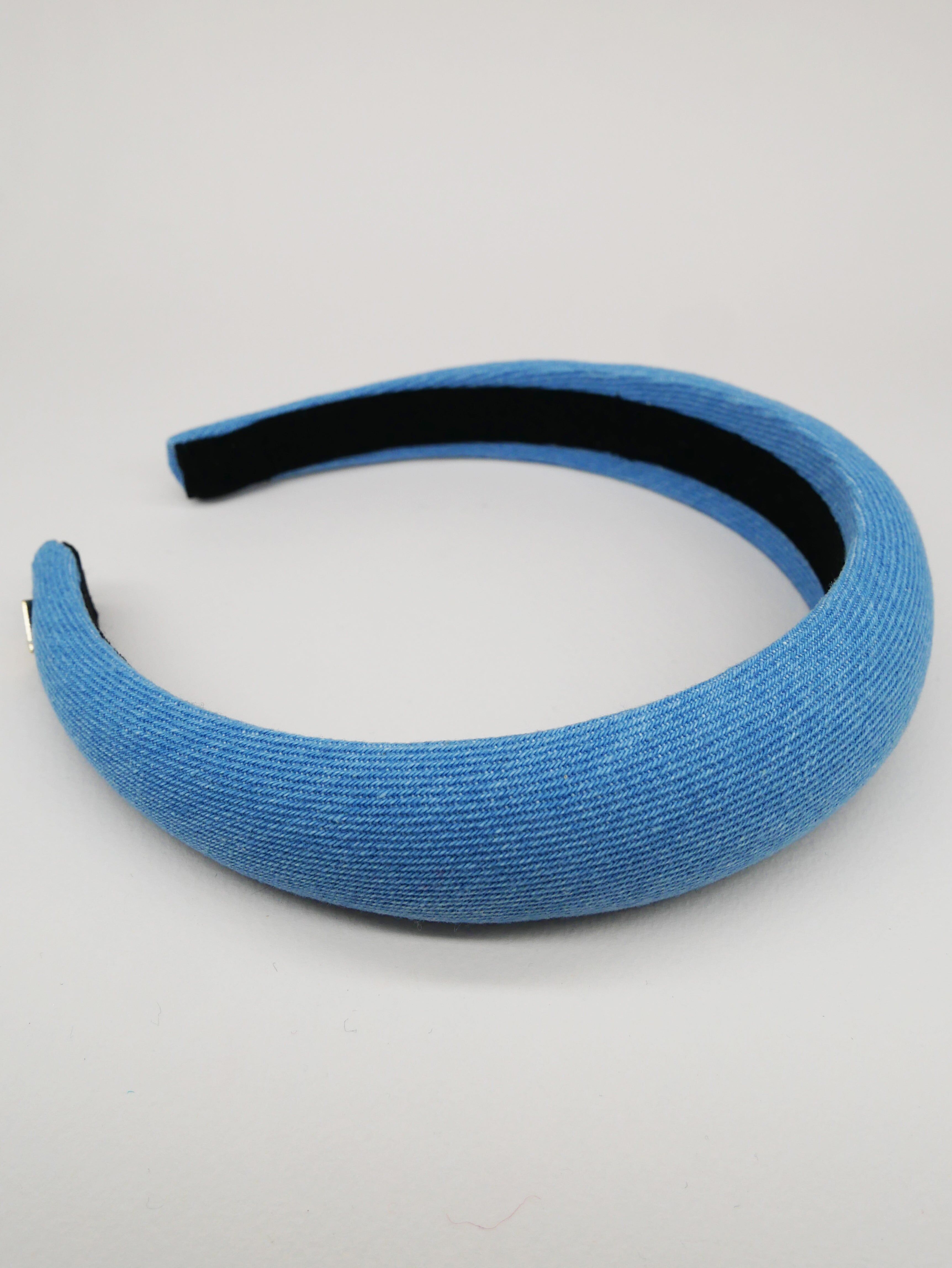 Cerchietto in denim leggero - Sarah