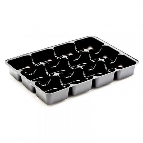 Black 12 Choc Cav Insert Trays