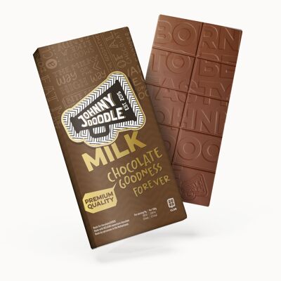 Chocolate con leche natural - Johnny Doodle 90g - FAIRTRADE