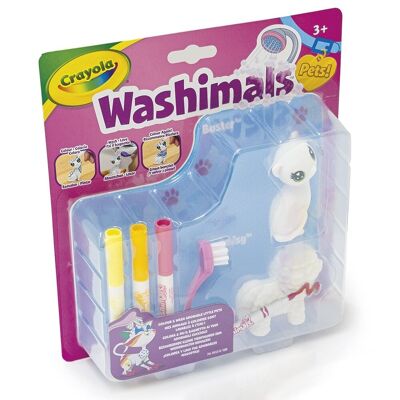 Crayola Washimals Pets Mini Set Gatito y Perrito decorable