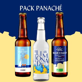 PACK PANACHÉ - 12 bières artisanales + 12 limonades - Bouteille 33cl - BIO 1