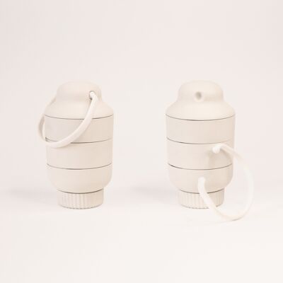 Jaar Duo - Kaolin - zero-waste capsule