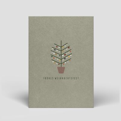 Christmas card - fair, ecological and sustainable