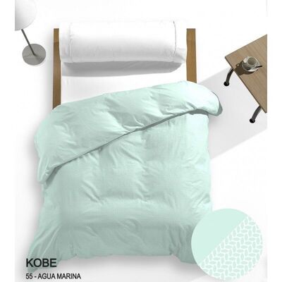 M/Kobe Herringbone bedruckter Bettbezug