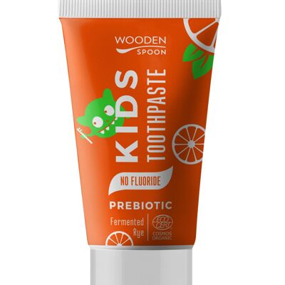 Organic Kids toothpaste - sweet orange & prebiotics