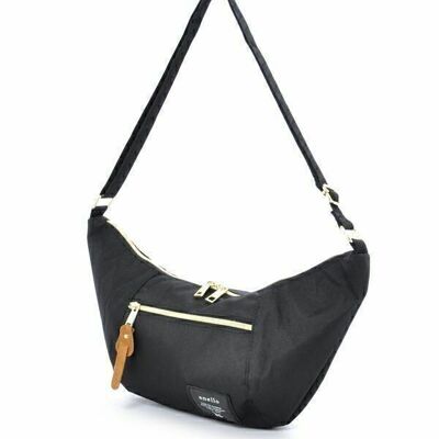 anello - Banana Shoulder Bag S Black 0192
