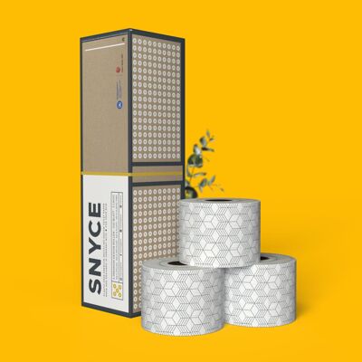 5er-Box Toilettenpapier Nicecube im praktischen Aufsteller - 5 Rollen a 300 Blatt - 3-lagig