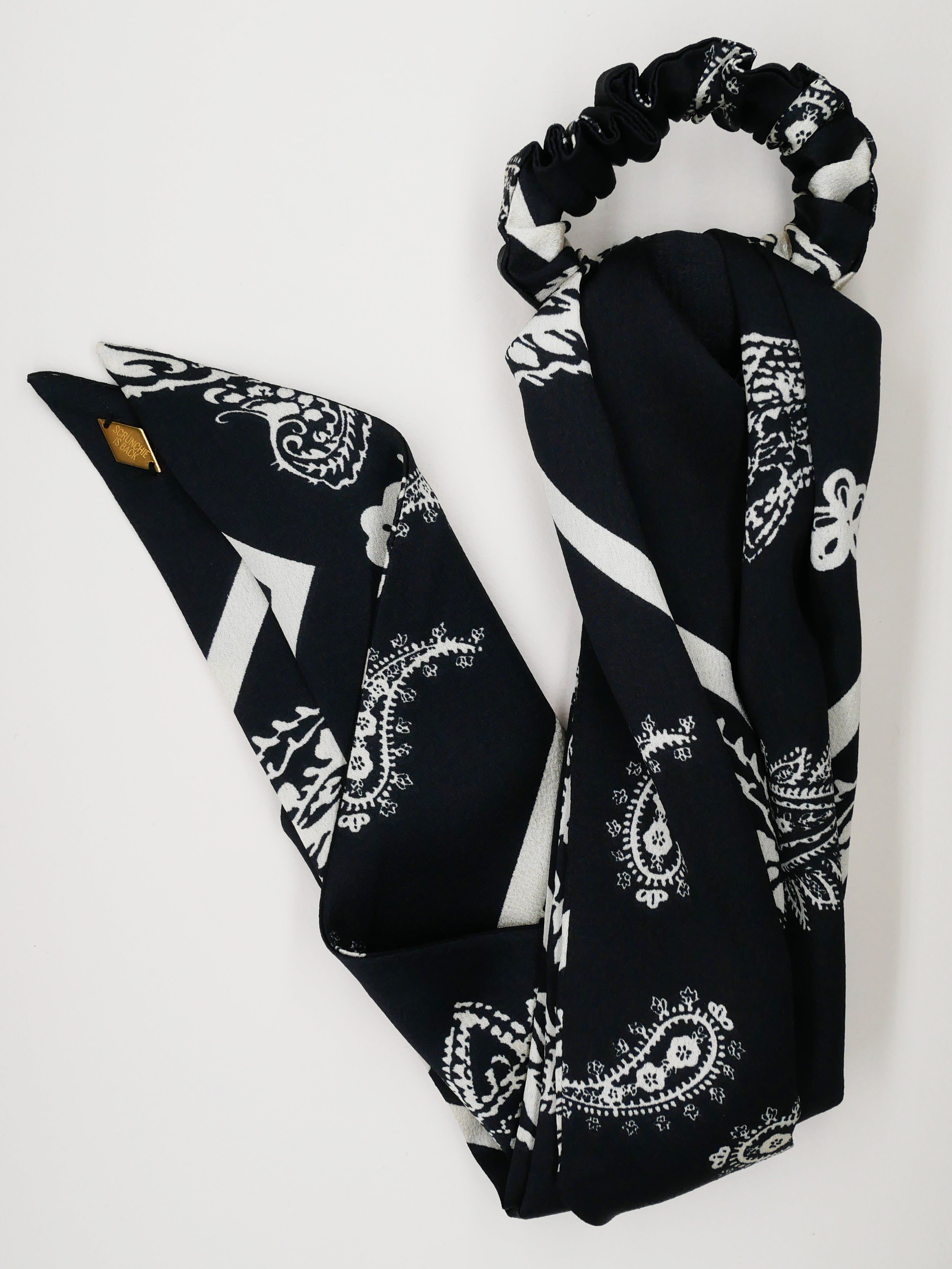 Sciarpa stampa sciarpa nera - Nadine