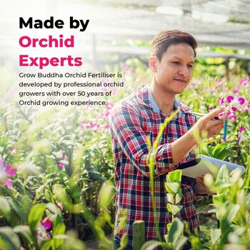 Engrais alimentaire pour orchidées – Engrais liquide concentré pour plantes d'orchidées 100 ml – Croissance rapide avec racines fortes et floraison longue – Convient à toutes les plantes d'orchidées 5