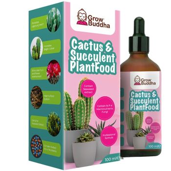 Engrais alimentaire pour cactus et plantes succulentes - Engrais liquide concentré pour cactus et plantes succulentes 100 ml 1
