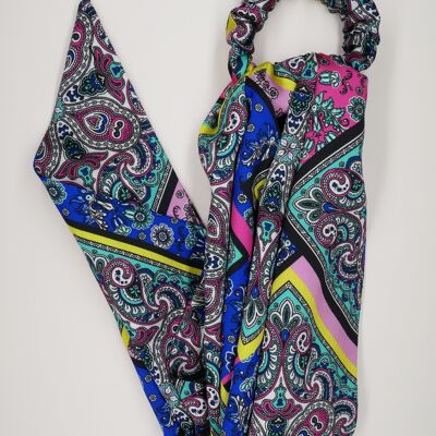 Multi paisley print scarf - Tracy