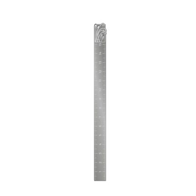metal ruler - art nouveau "reed"