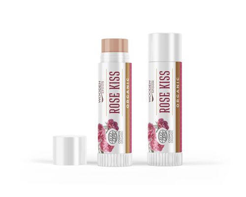 Organic Lip Balm Rose Kiss