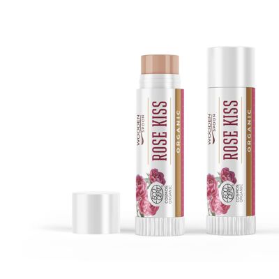 Organic Lip Balm Rose Kiss