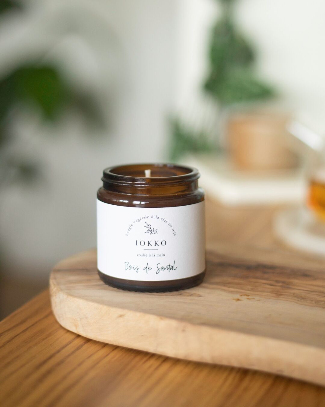 Duftkerze aus natürlichem Sandelholz – 3 Größen zur Auswahl