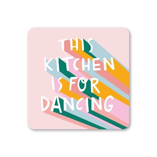 This Kitchen is for Dancing Coaster Pack of 6