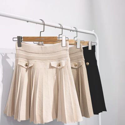 Knitted pleated skirt - 22002