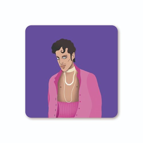 Prince Purple Coaster Pack of 6